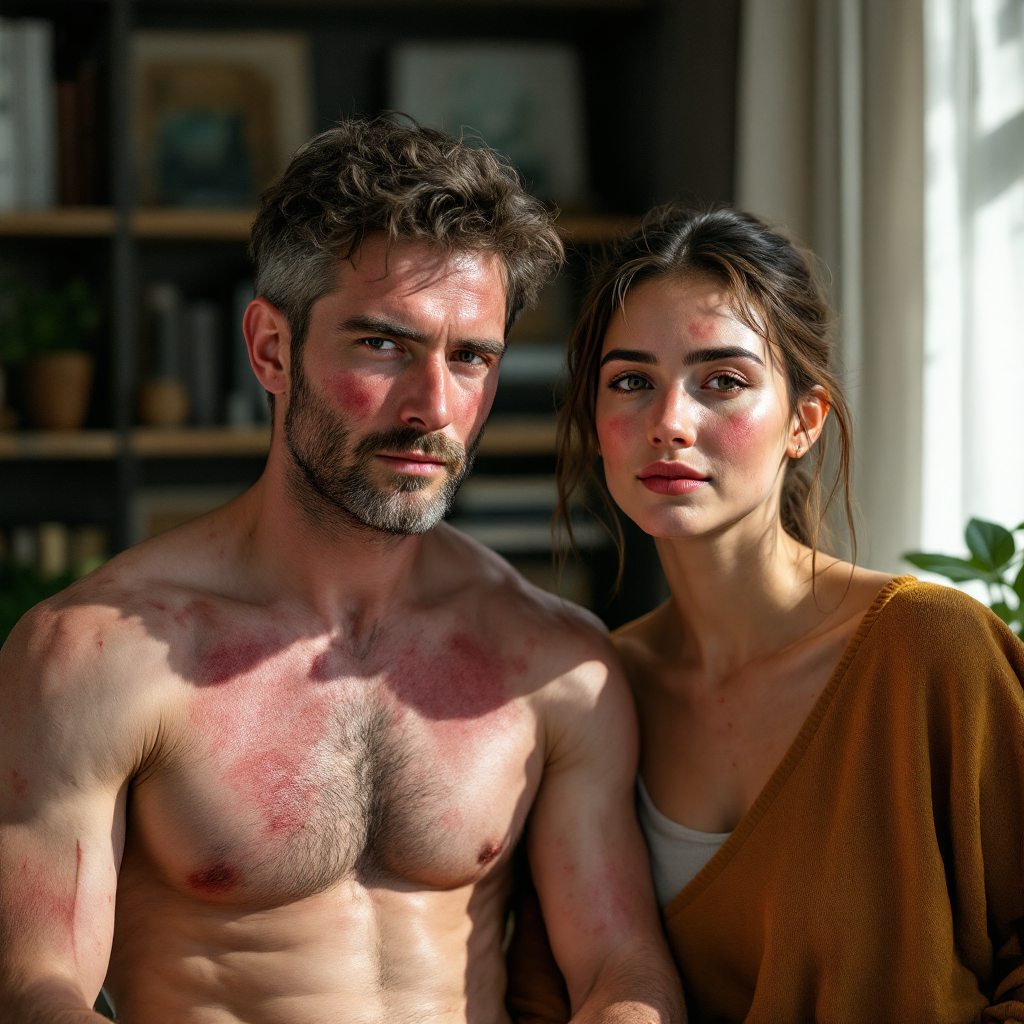 Illustration des différents types de zona, montrant des éruptions cutanées sur différentes parties du corps.